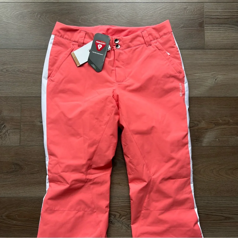 Womens Size 12 Spyder Hope Insulated Ski Snow Pants Pink - Picture 2 of 9
